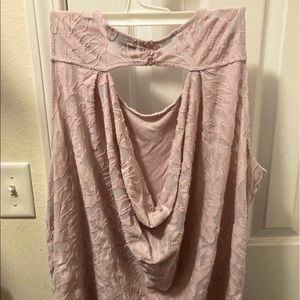 Open Back Jacquard Knit Tank Top